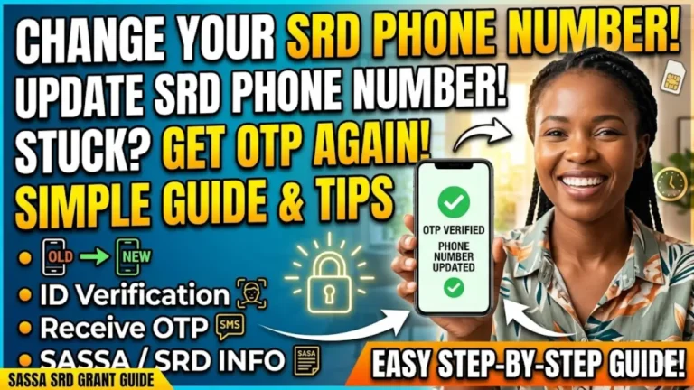 Change SRD Phone Number and Enter Your Number Information Securely