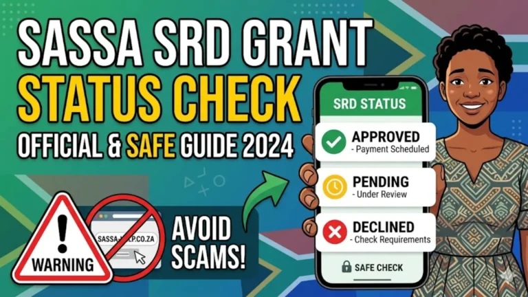 Status Check SRD Sassa & Check New SCAMS Details