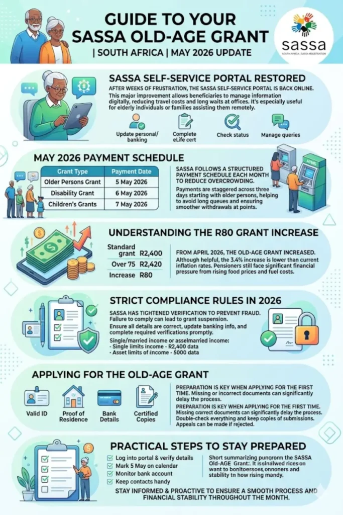 SASSA Old-Age Grants May 2026 Check Sassa Portal and Payment Date 
