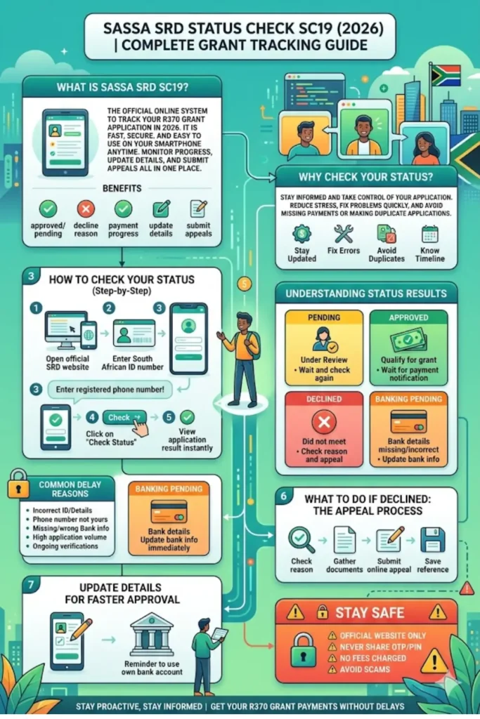 SASSA SRD Status Check SC19 & Check Grant Application Status