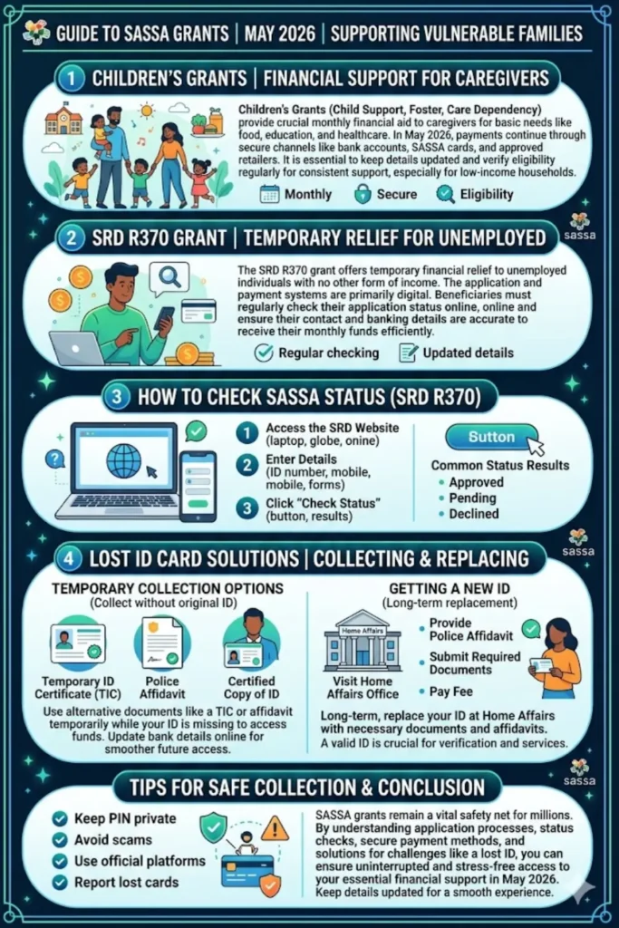 SASSA Children’s Grants May 2026 & Sassa Status Check for SRD R370
