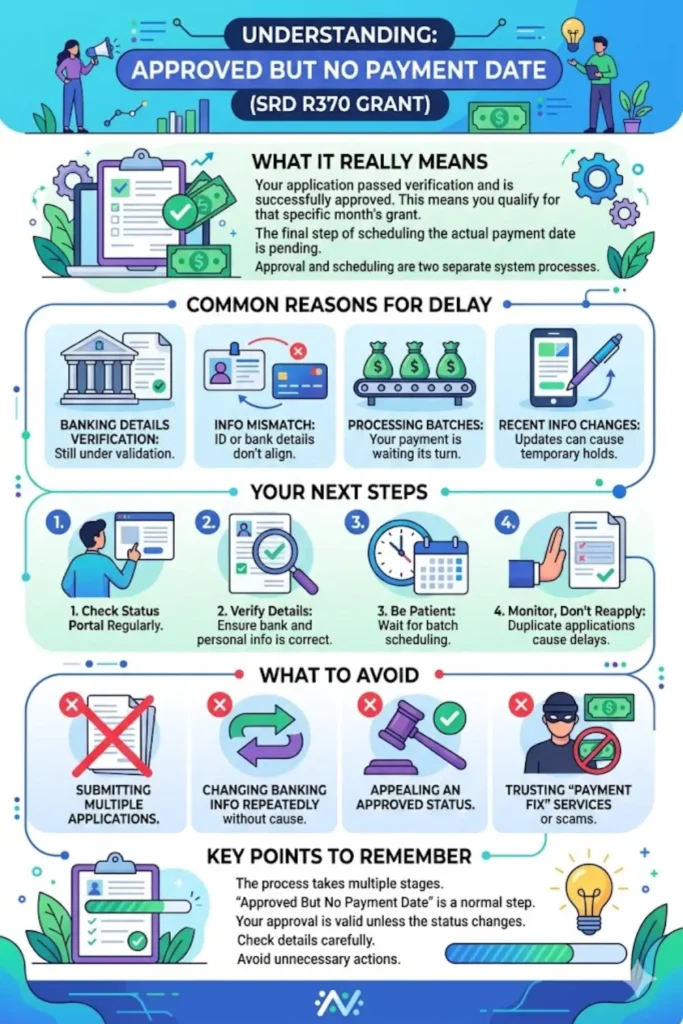 SASSA SRD R370 Approved Check Common Reasons You See Approved But No Payment Date
