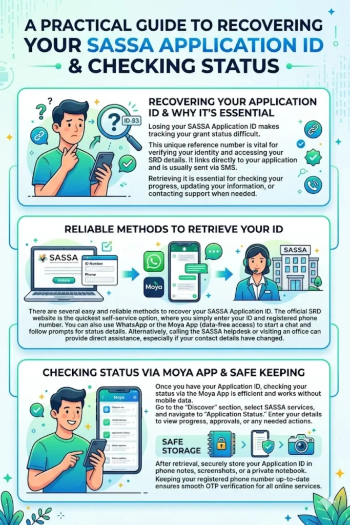 How to Retrieve SASSA Application ID UMOYA SASSA Status Check