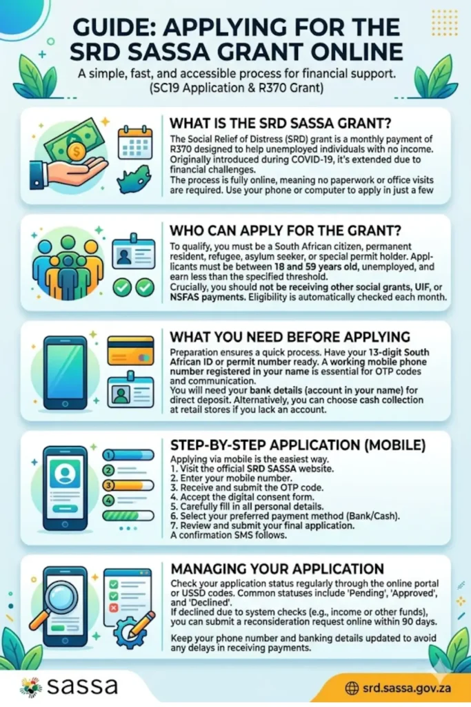 SRD SASSA Gov Za SC19 Application Mobile Online With Easy Method 