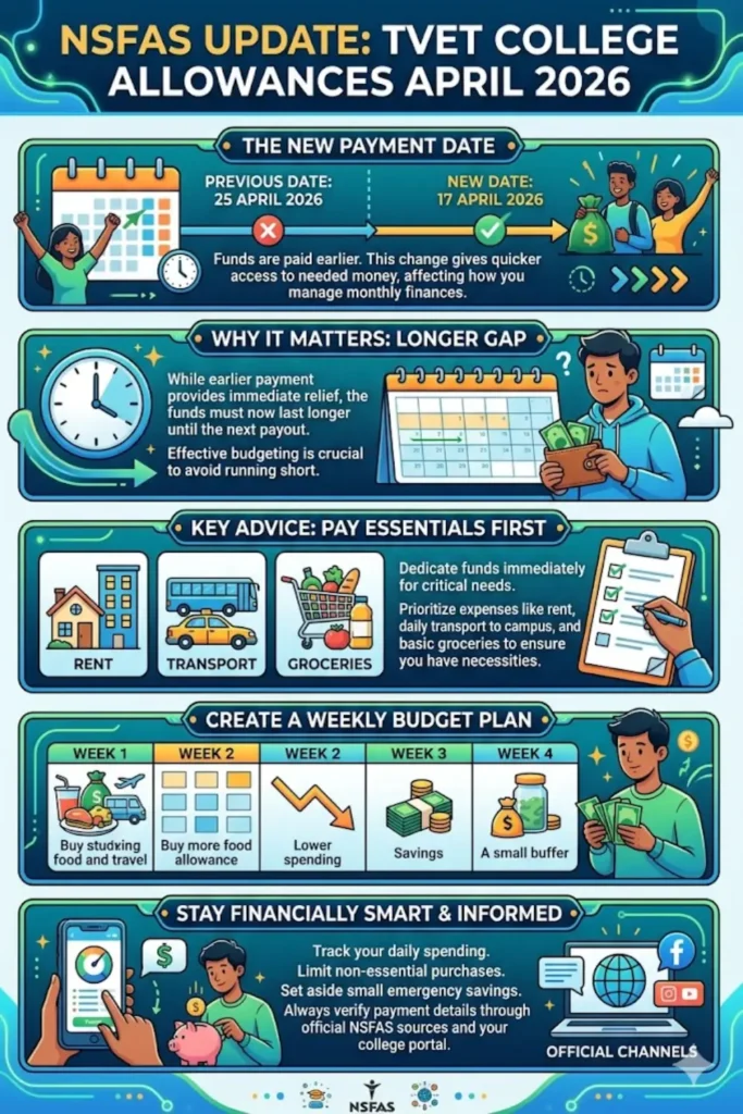 Check NSFAS Payment Dates for TVET Colleges April 2026 Step by Step 