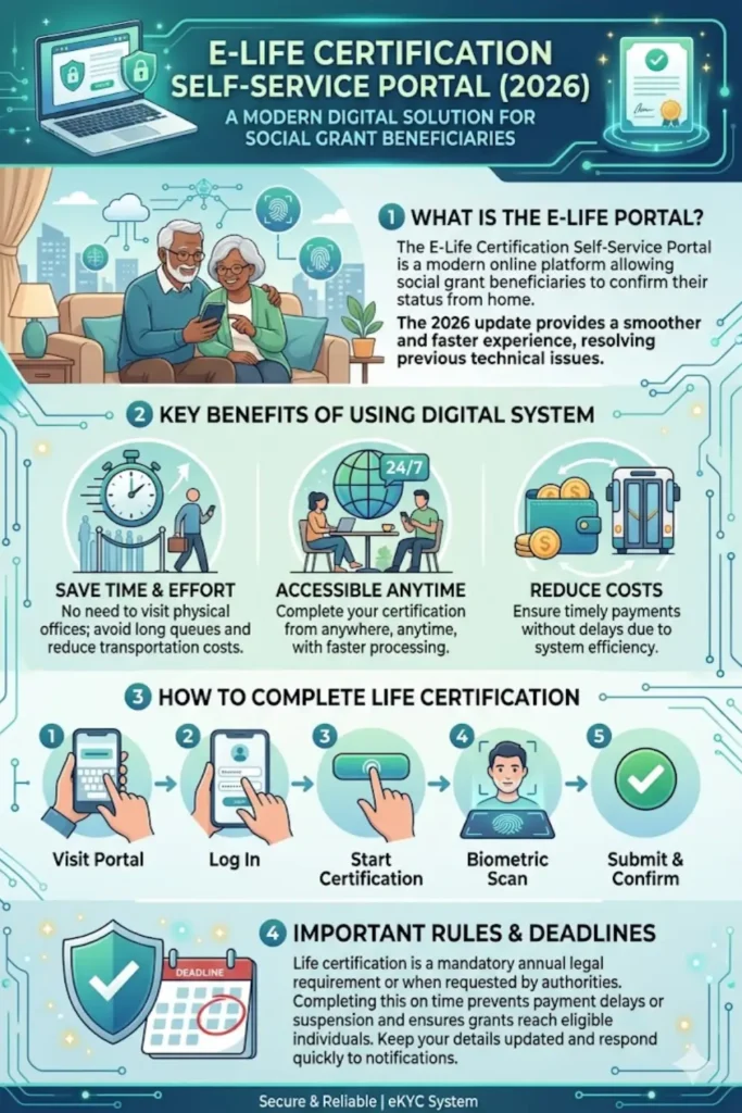 How to Check E-Life Certification Self-Service Portal  2026 