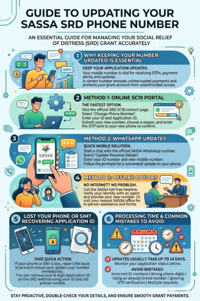 SRD Sassa Gov Za SC19 Application Mobile & How to Change SRD Phone Number Online