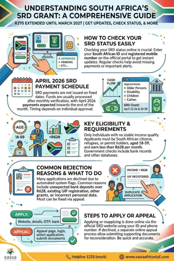 South Africa SASSA SRD Top Searches and Check Your SRD Status Effortlessly