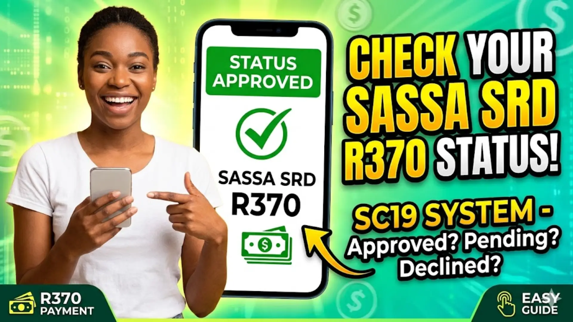 SASSA SRD Status Check SC19 & Check Grant Application Status