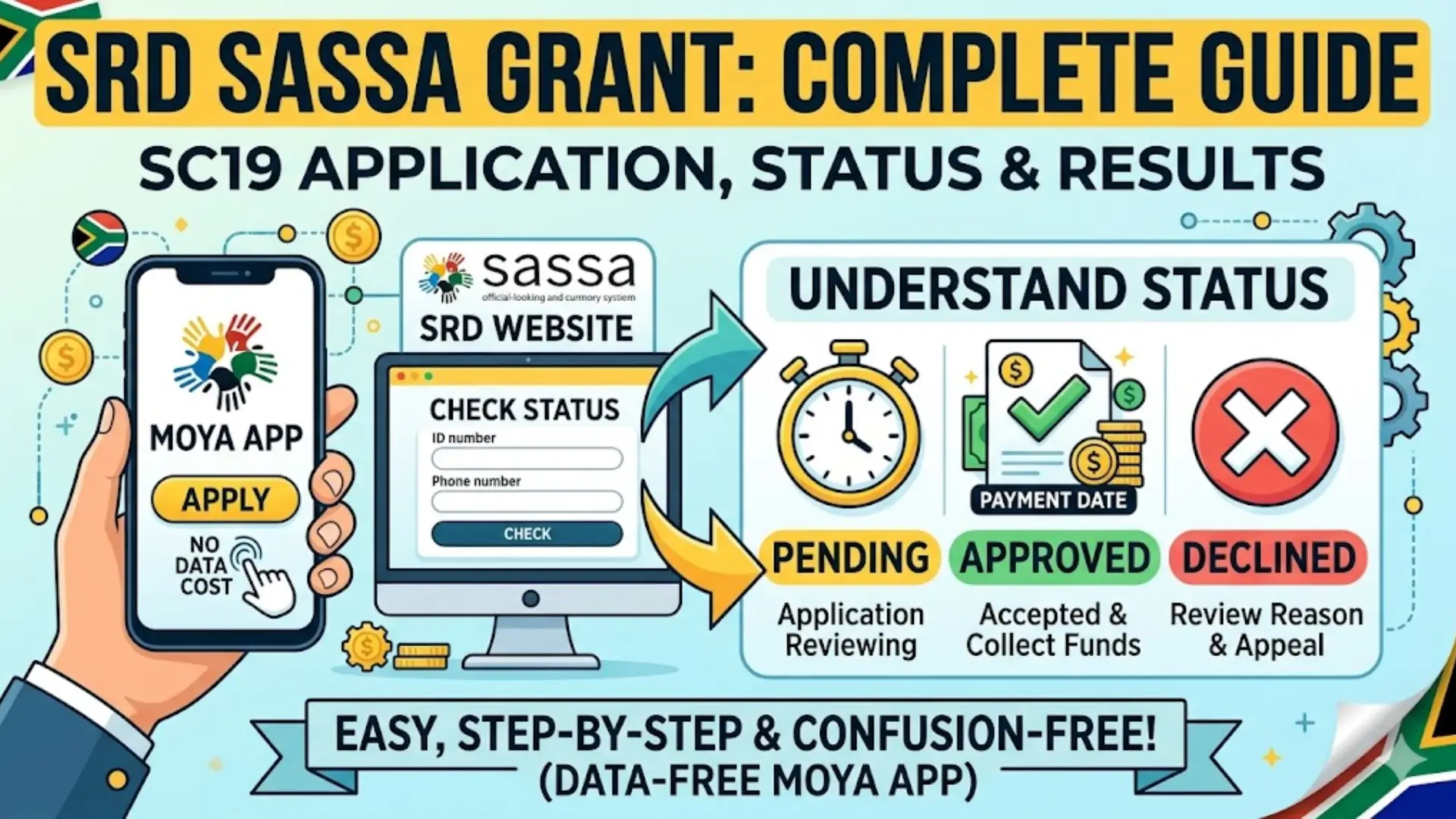 SRD SASSA Gov za SC19 Application Through Moya App