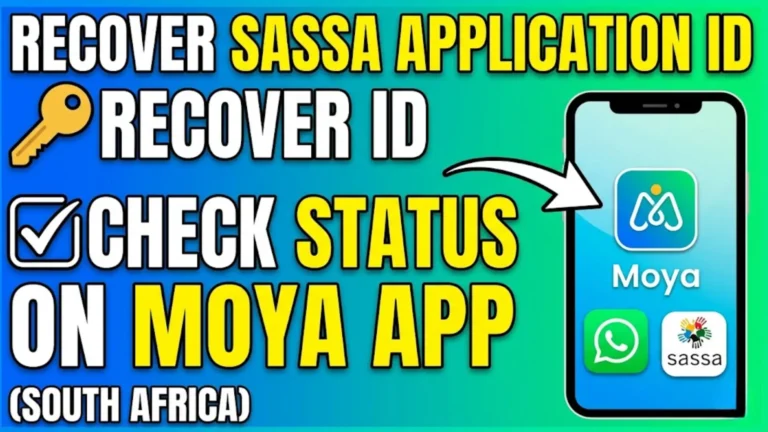 How to Retrieve SASSA Application ID UMOYA SASSA Status Check