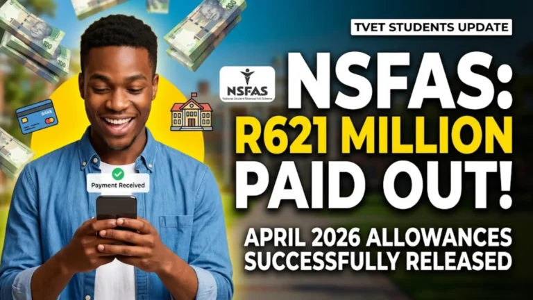 NSFAS Releases R621m Allow­ances to Over 200 000 TVET Stu­dents In South Africa