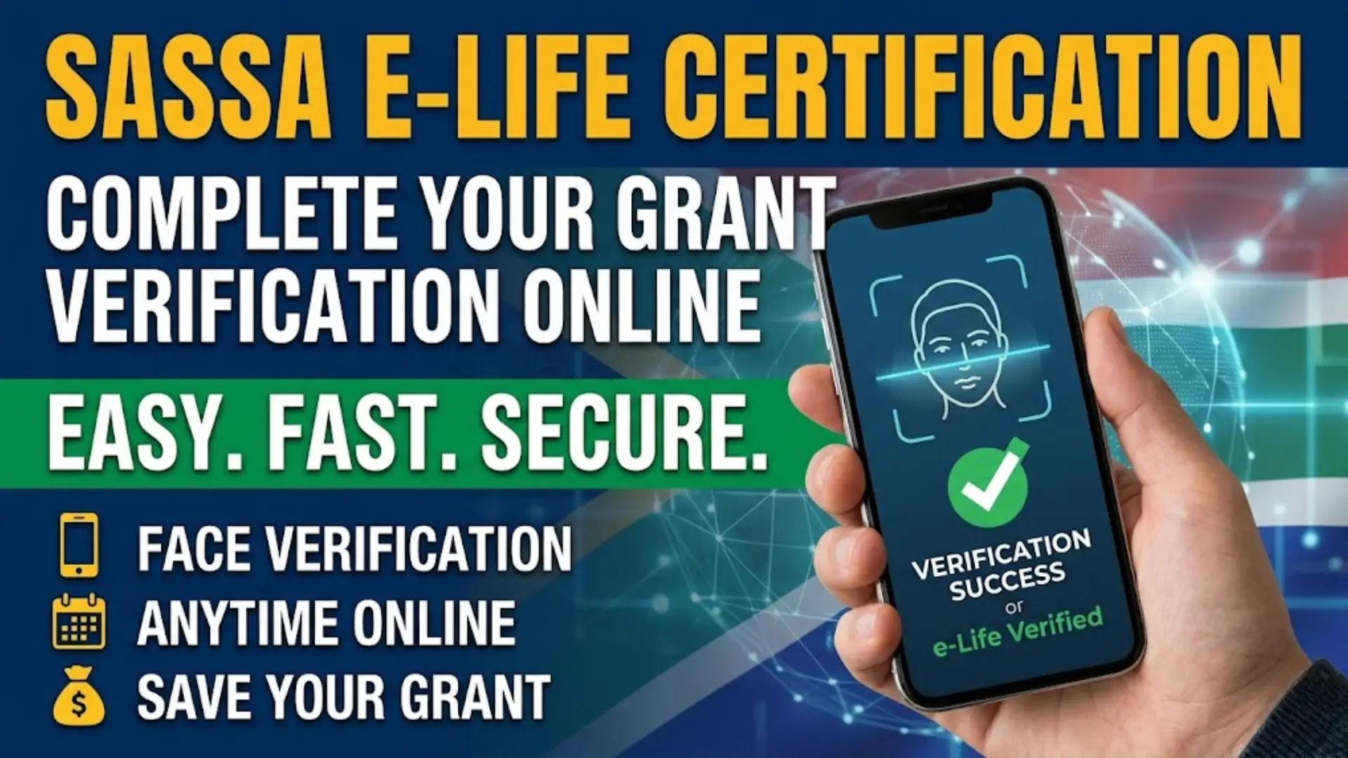 SRD Sassa E-life Certification Portal Details 2026