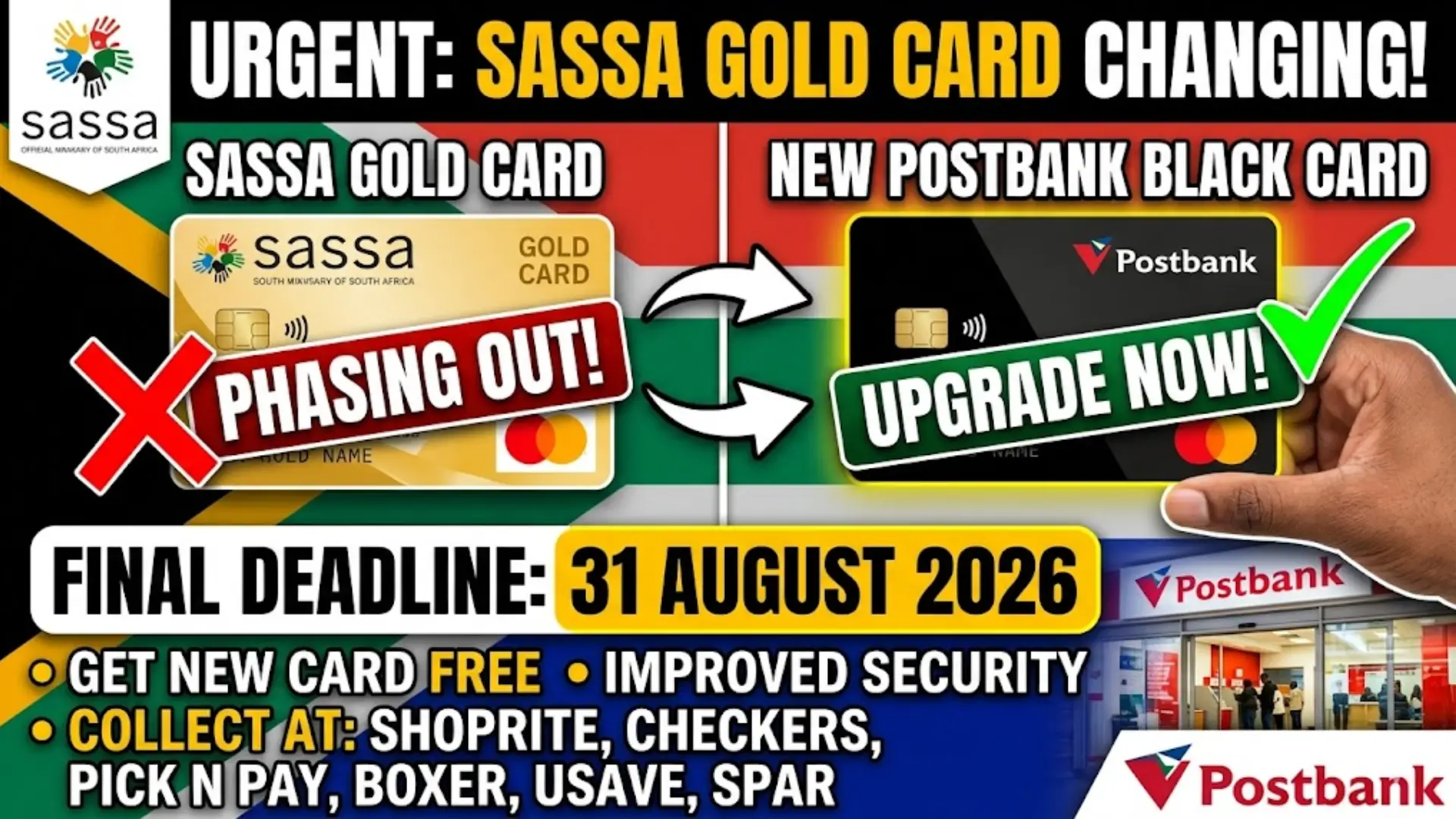 SASSA Gold Cards are being Phased Out Check How to Find Help