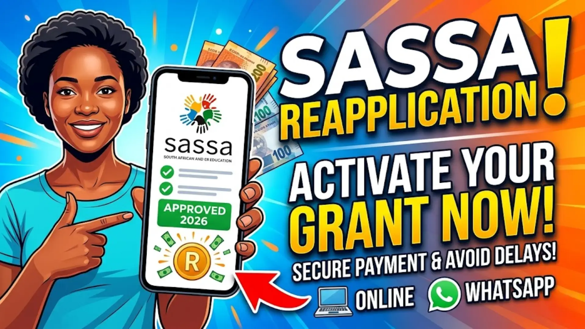 SRD SASSA Reapplication R370 Grants Details Check Online