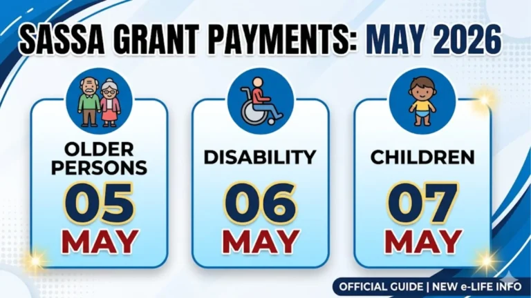 Sassa May 2026 Payment Dates Check Online