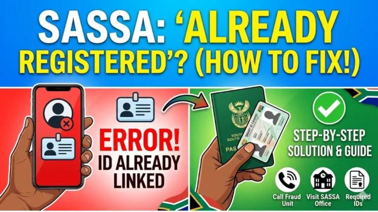How to Resolve if SASSA Number is Ninked to Another Applicant