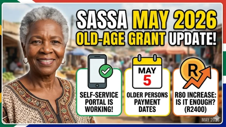 SASSA Old-Age Grants May 2026 Check Sassa Portal and Payment Date