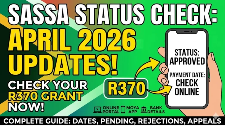 SASSA SRD R350 & R370 Status Check |Step-by-Step Guide