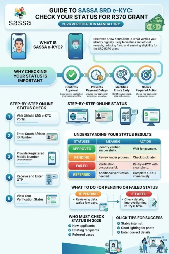 How to Check SASSA e-KYC Status April 2026 