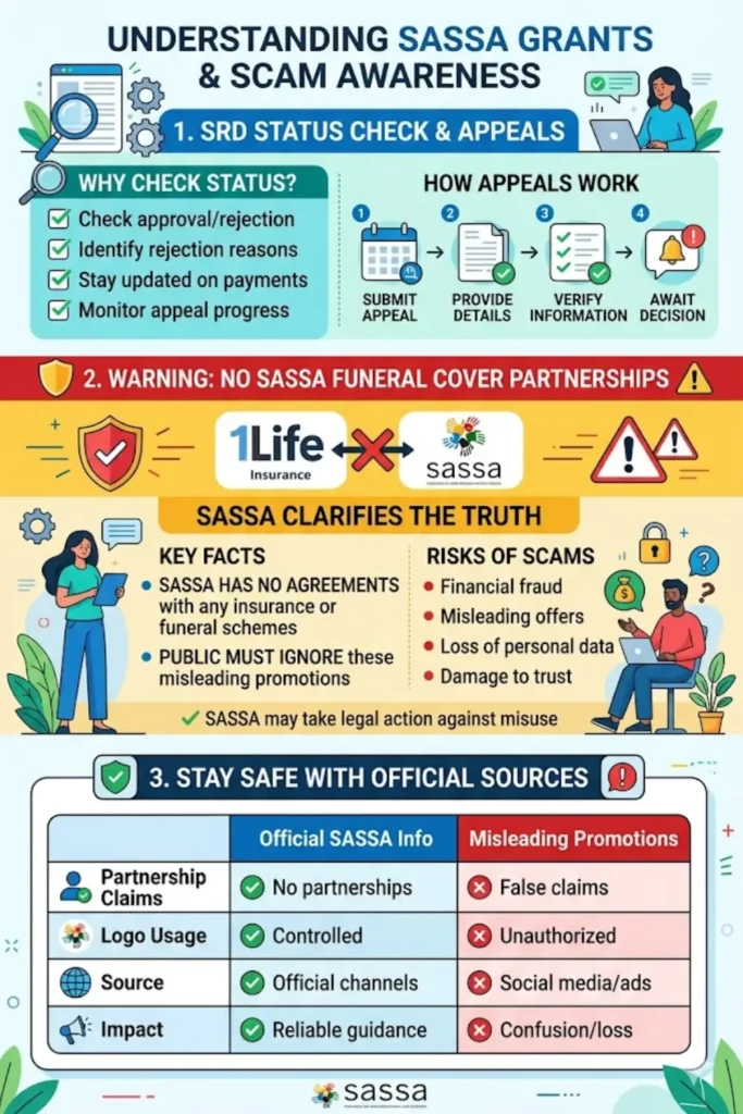 SRD Sassa Status Check Appeal & Check SASSA Denies Funeral Cover Partnership