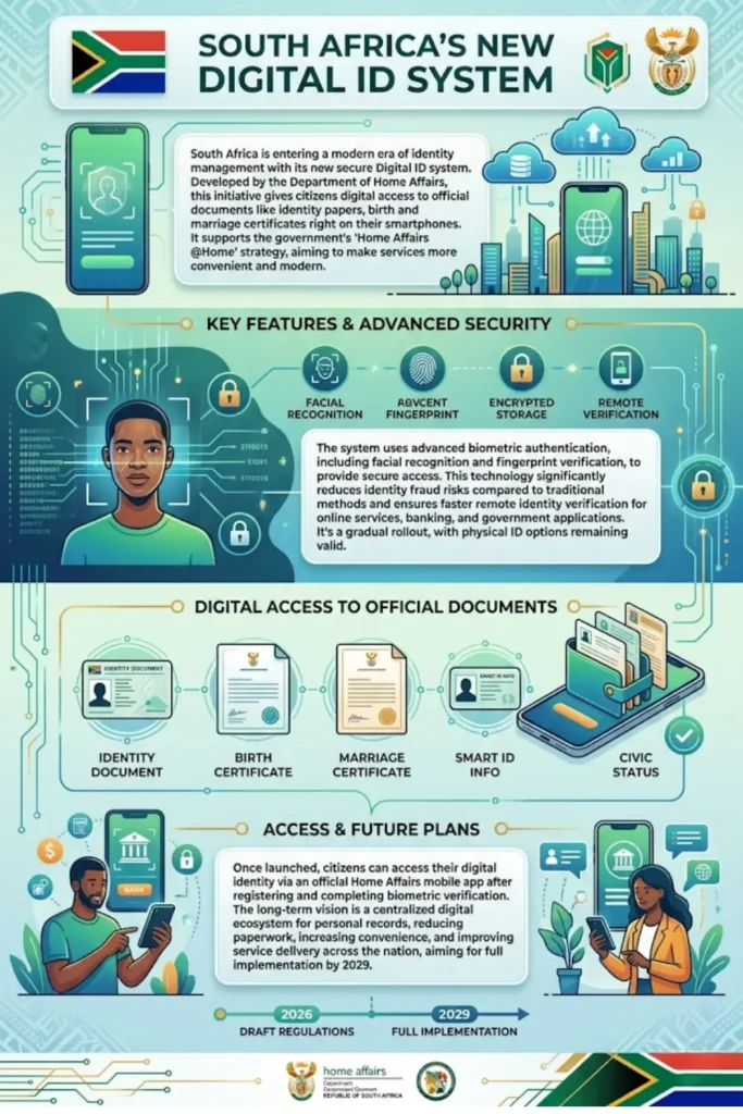 How to Check South Africa New Digital ID Details  
