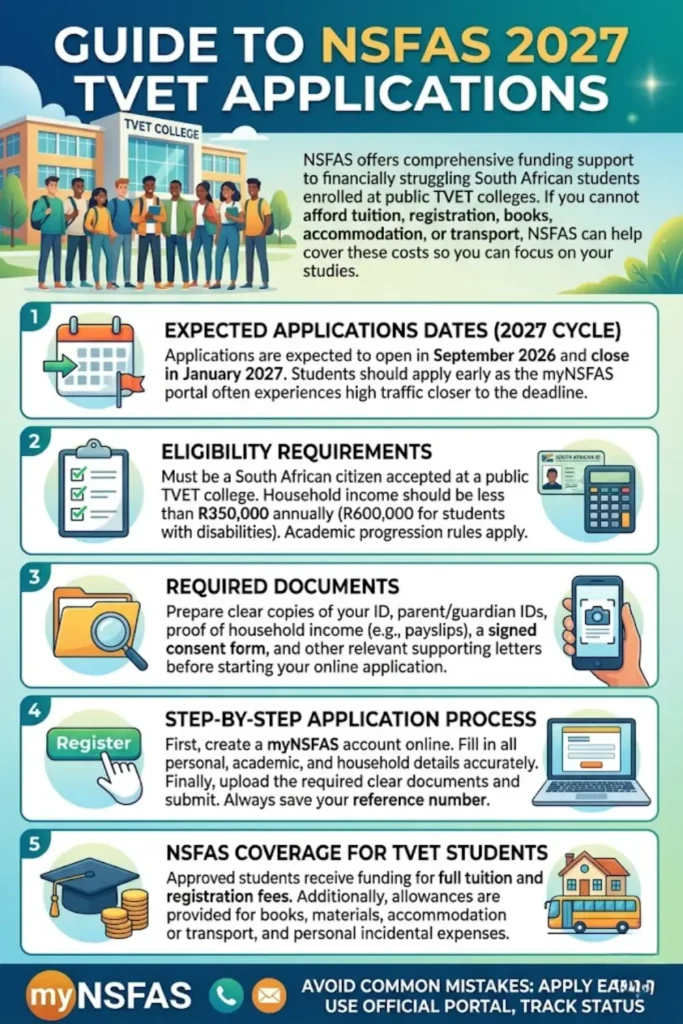 Nsfas Application 2027 Opening Date PDF How to Apply for NSFAS at a TVET College