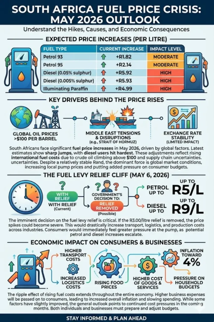 May 2026 Fuel Price Forecast South Africa Full Details 