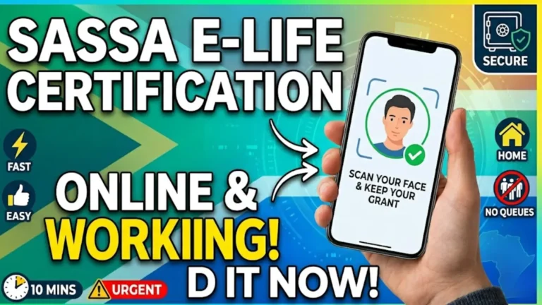 E Life Certification Self Service Portal South Africa