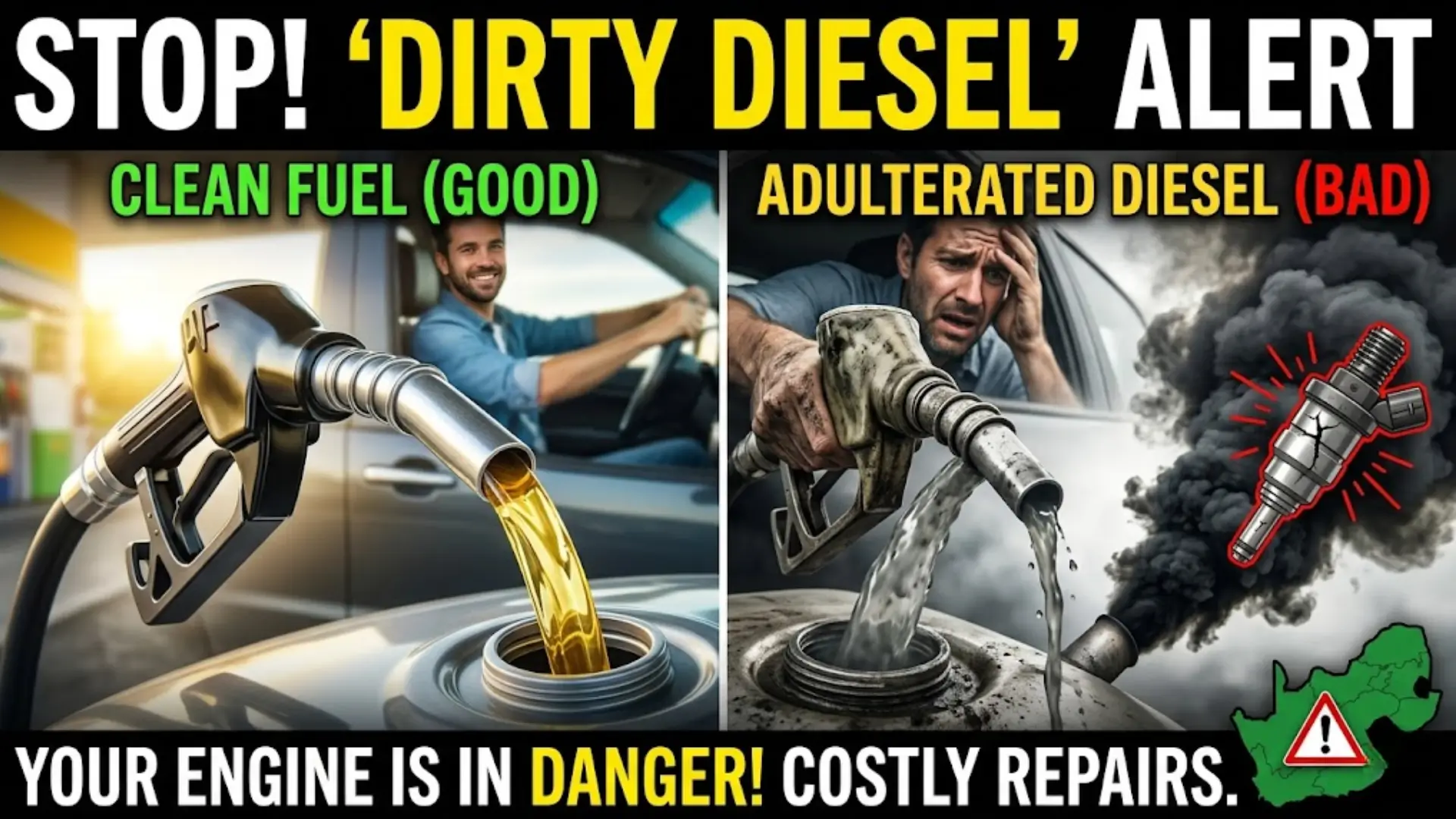 South Africa Adulterated Diesel Warning Problems Check Online