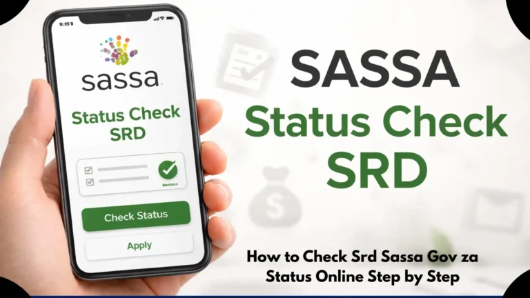 How to Check Srd Sassa Gov za Status Online Step by Step