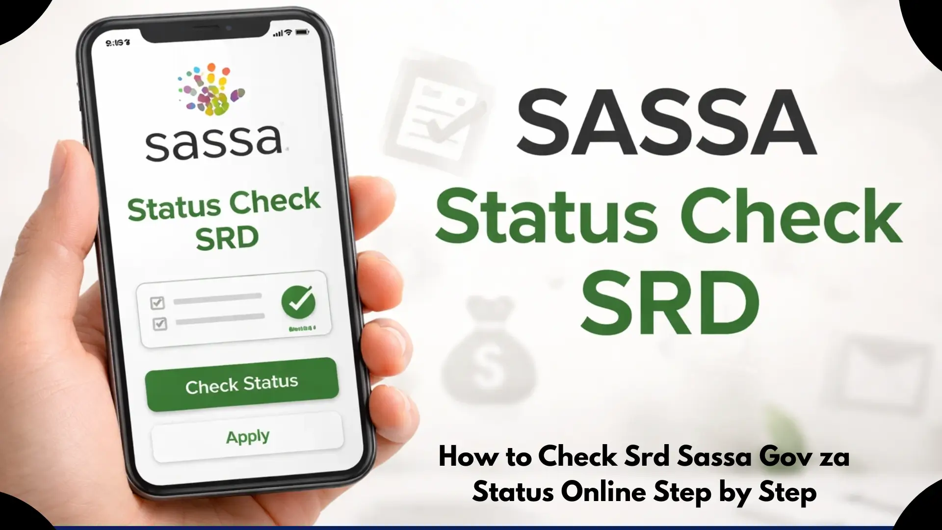 How to Check Srd Sassa Gov za Status Online Step by Step