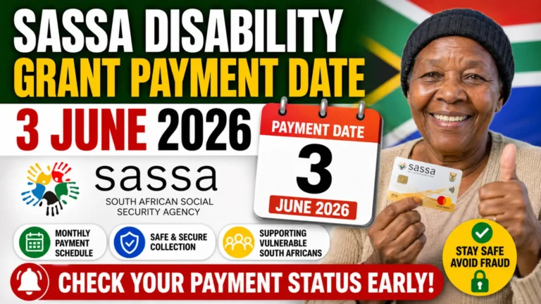 SASSA Announces Disability Grant Date Check Full Details