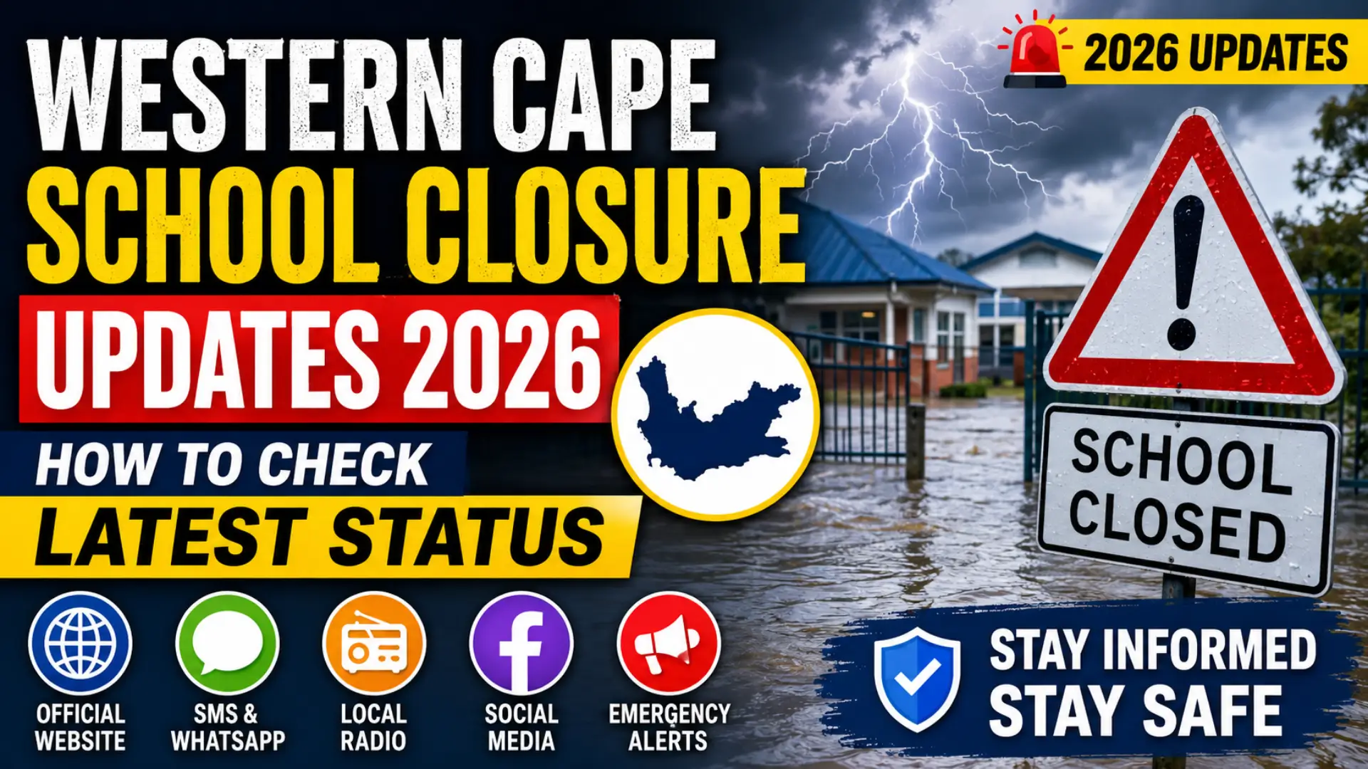 How to Check Western Cape School Closures Details 2026