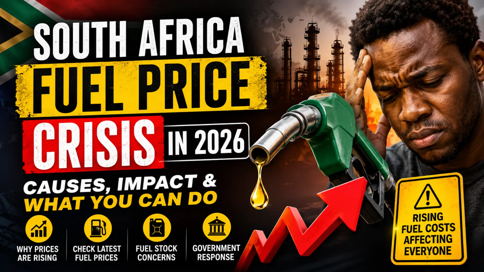 How to Check South Africa Fuel Price Crisis Details 2026