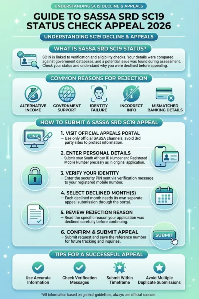 Sassa SRD SC19 Status Check Appeal 2026 Step-by-Step Guide: How to Check, Appeal, and Track Your Outcome