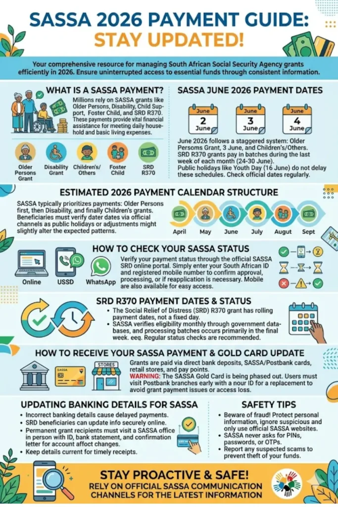 Complete Guide to SASSA Payment Dates, Status Checks, SRD R370 Payments, and Banking Detail Updates in 2026
