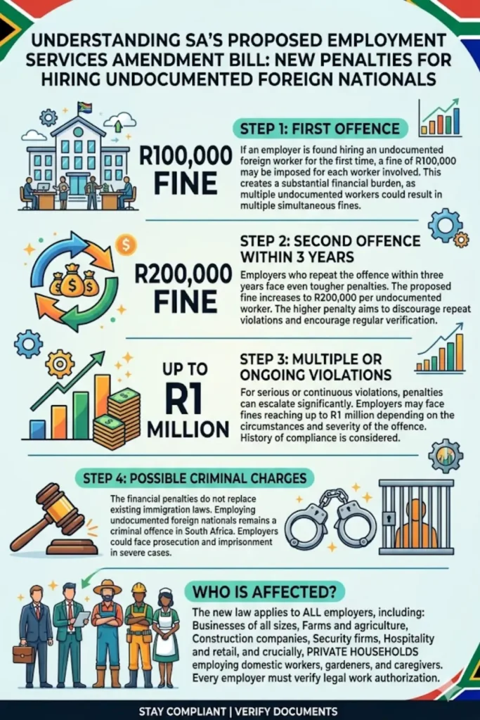 Employment Services Amendment Bill Fines Details Step by Step