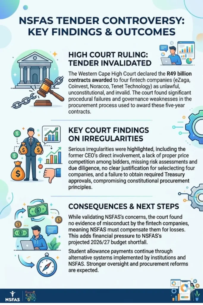 Unlawful Procurement Nsfas Tender Details 2026