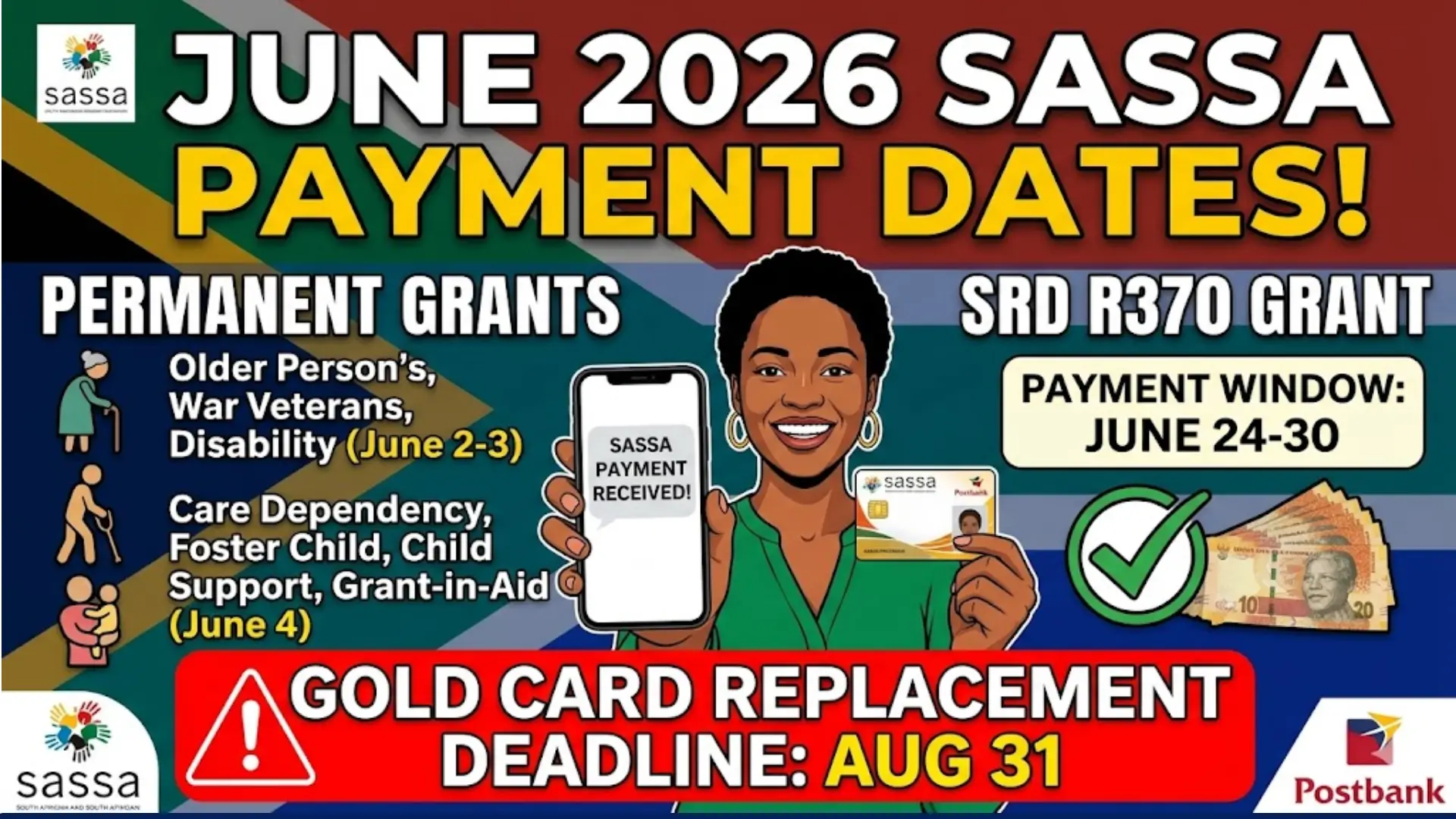 SRD SASSA Payment Dates June 2026 Check Full Schedule Step by Step