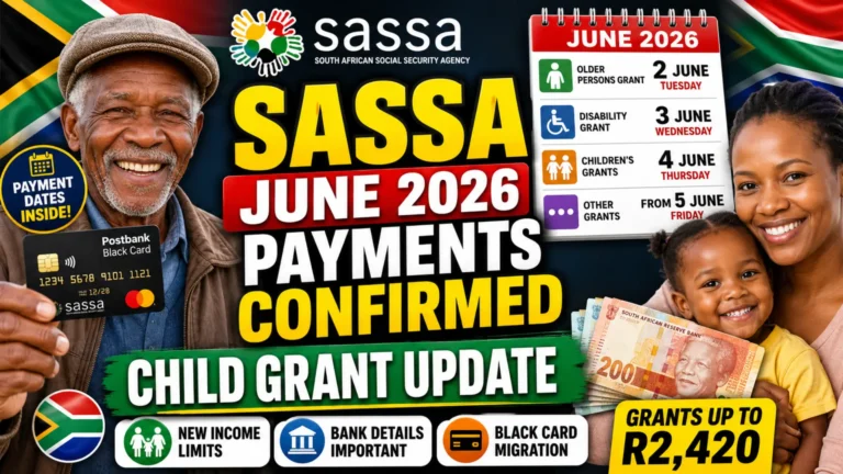SASSA June 2026 Grant Payments & Check Childcare Grant Updates Step by Step