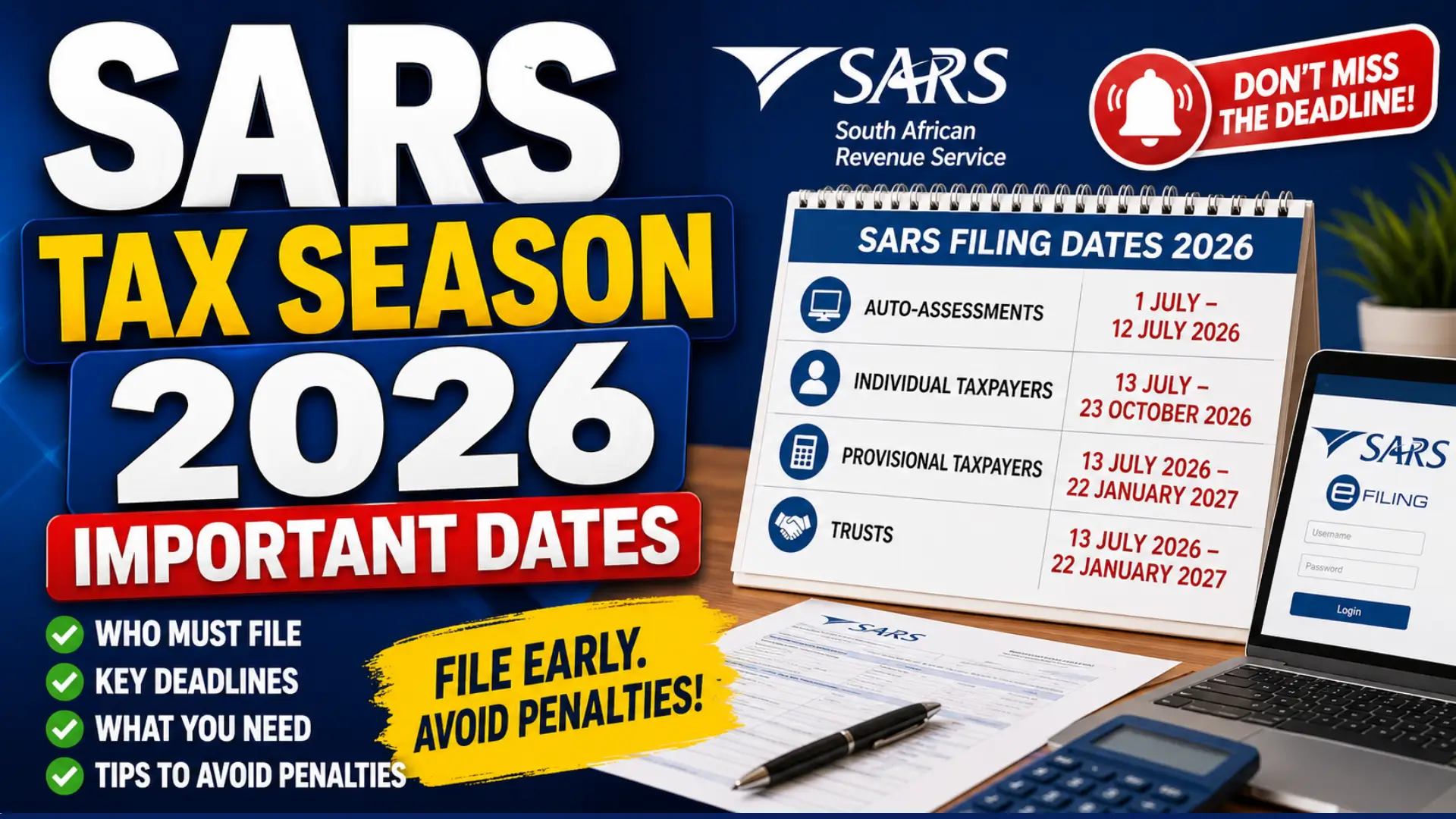 Sars Tax Season 2026 Payment Dates Check Online Via Easy Mathod