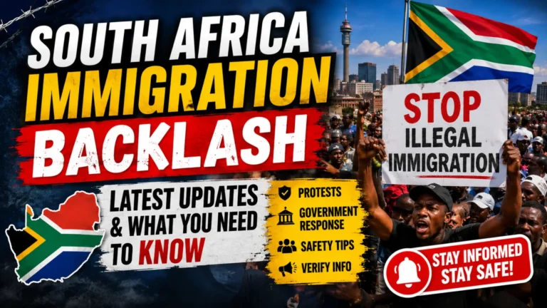 How to Check South Africa Immigration Backlash