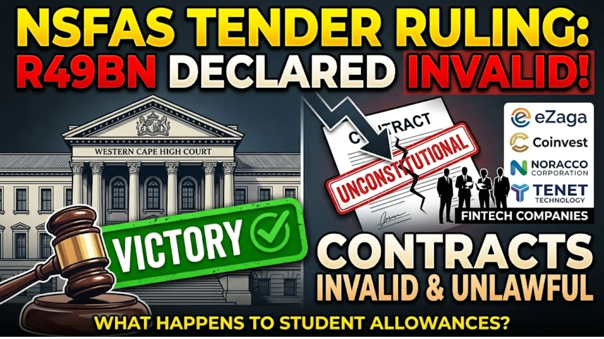 Unlawful Procurement Nsfas Tender Details 2026