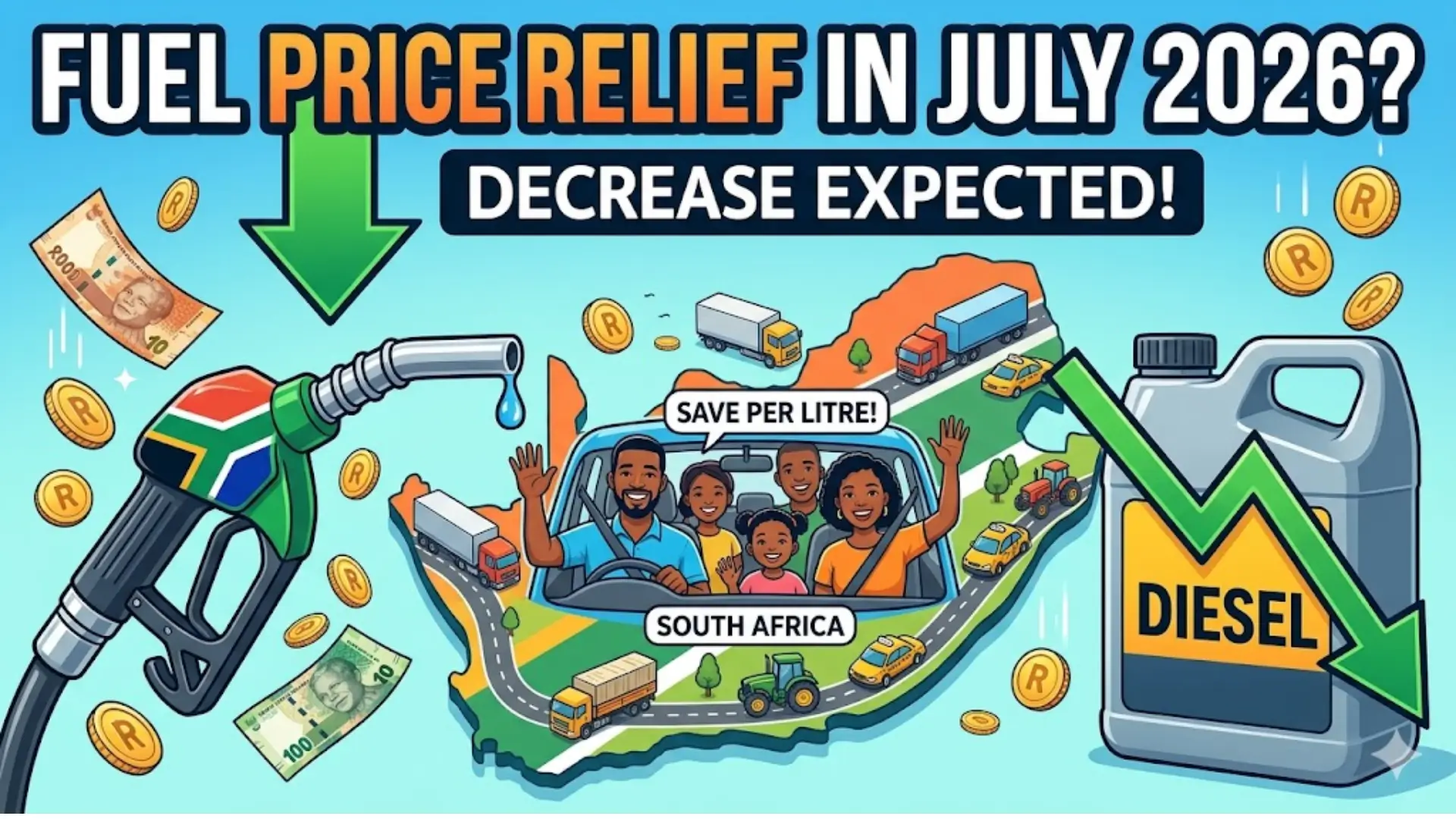 July Petrol Price Forecast South Africa Drivers are Being Given Relief