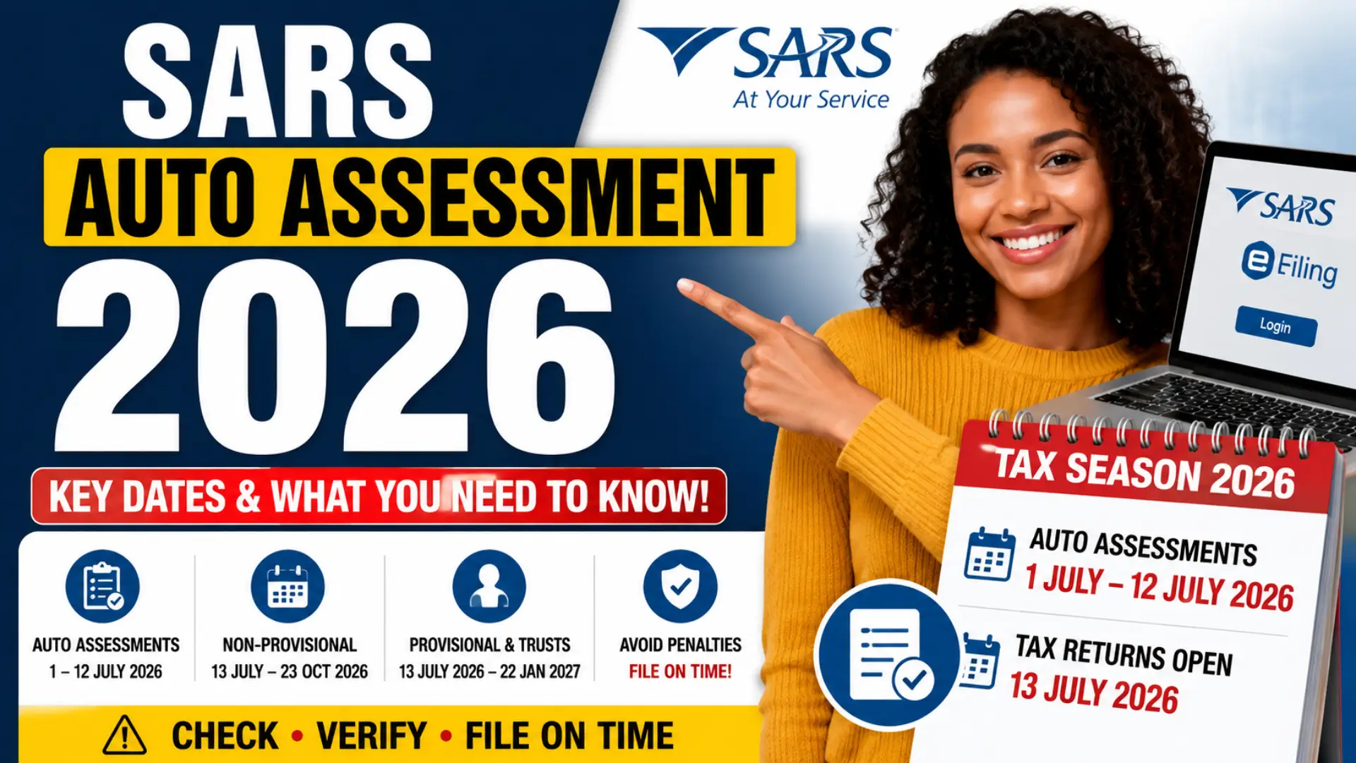 Sars Auto Assessment 2026 Dates South Africa July 2026