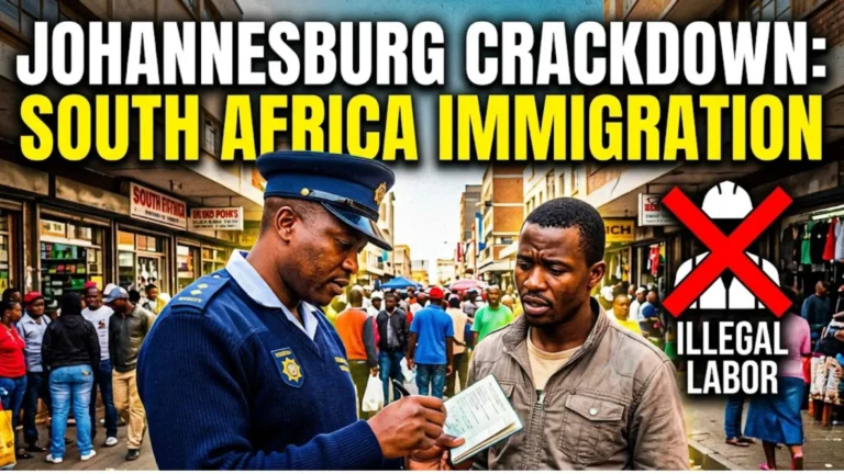 South Africa Immigration Crackdown Johannesburg | Full Details Step by Step
