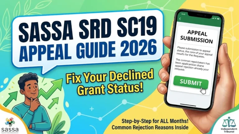 Sassa SRD SC19 Status Check Appeal 2026 Step-by-Step Guide: How to Check, Appeal, and Track Your Outcome