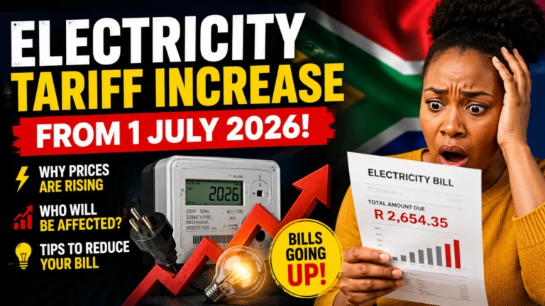 July Electricity Tariff Increase South Africa 2026