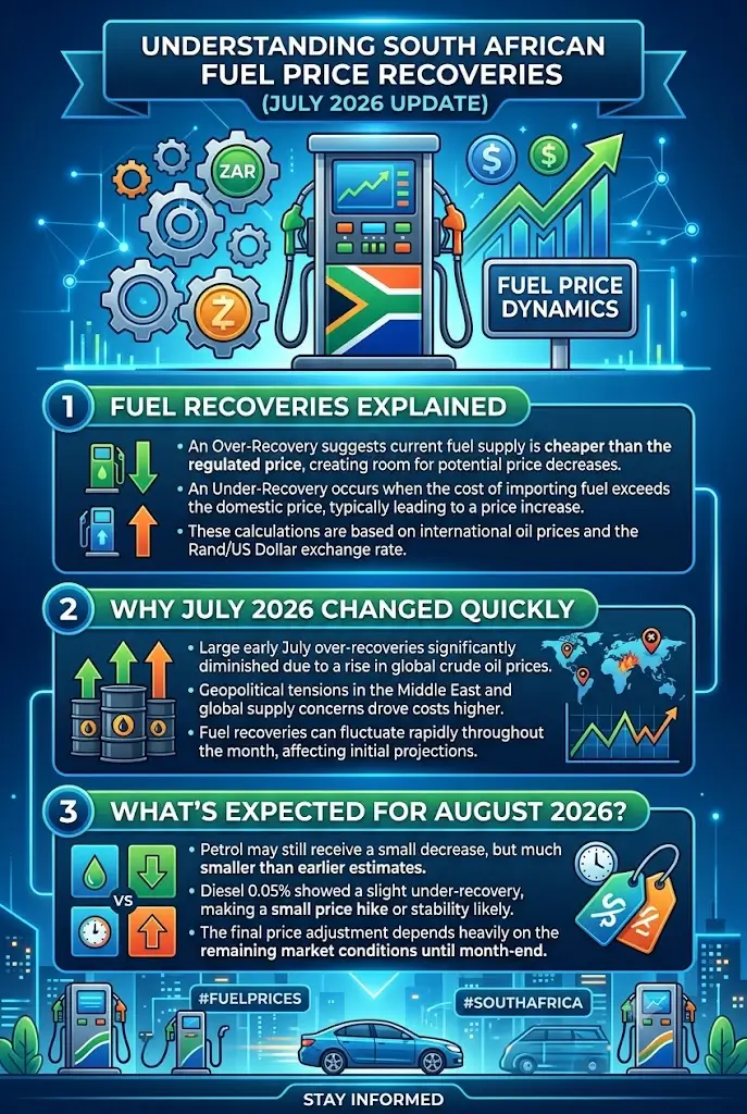 How to Check South Africa Fuel Under-Recovery July 2026  